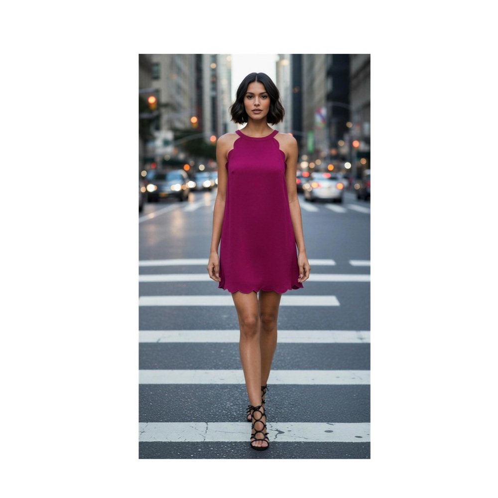 A.L.C. Bright Fuchsia Halter Dress